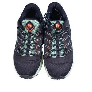 Merrell Moab Flight trail running shoes in navy  Womens size 6.5